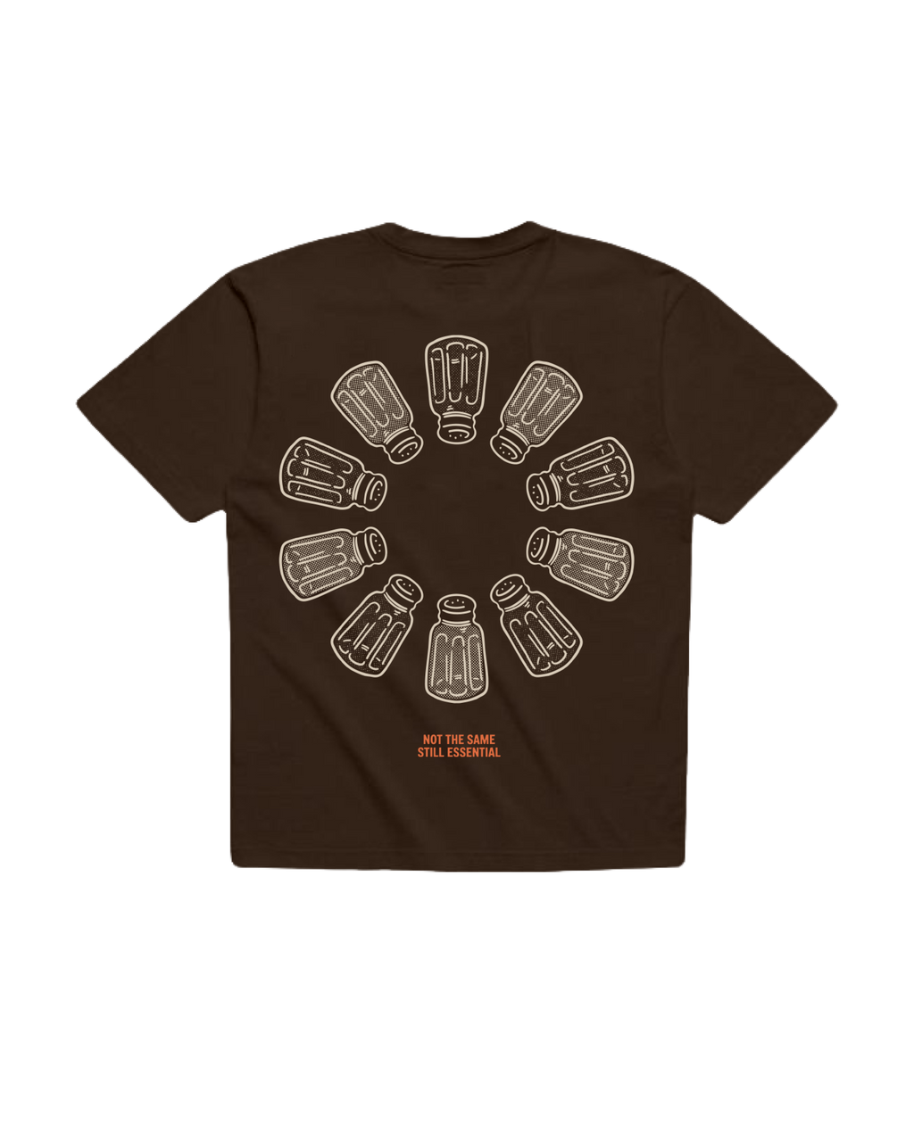 SALT & PEPPER T-SHIRT (Brown)