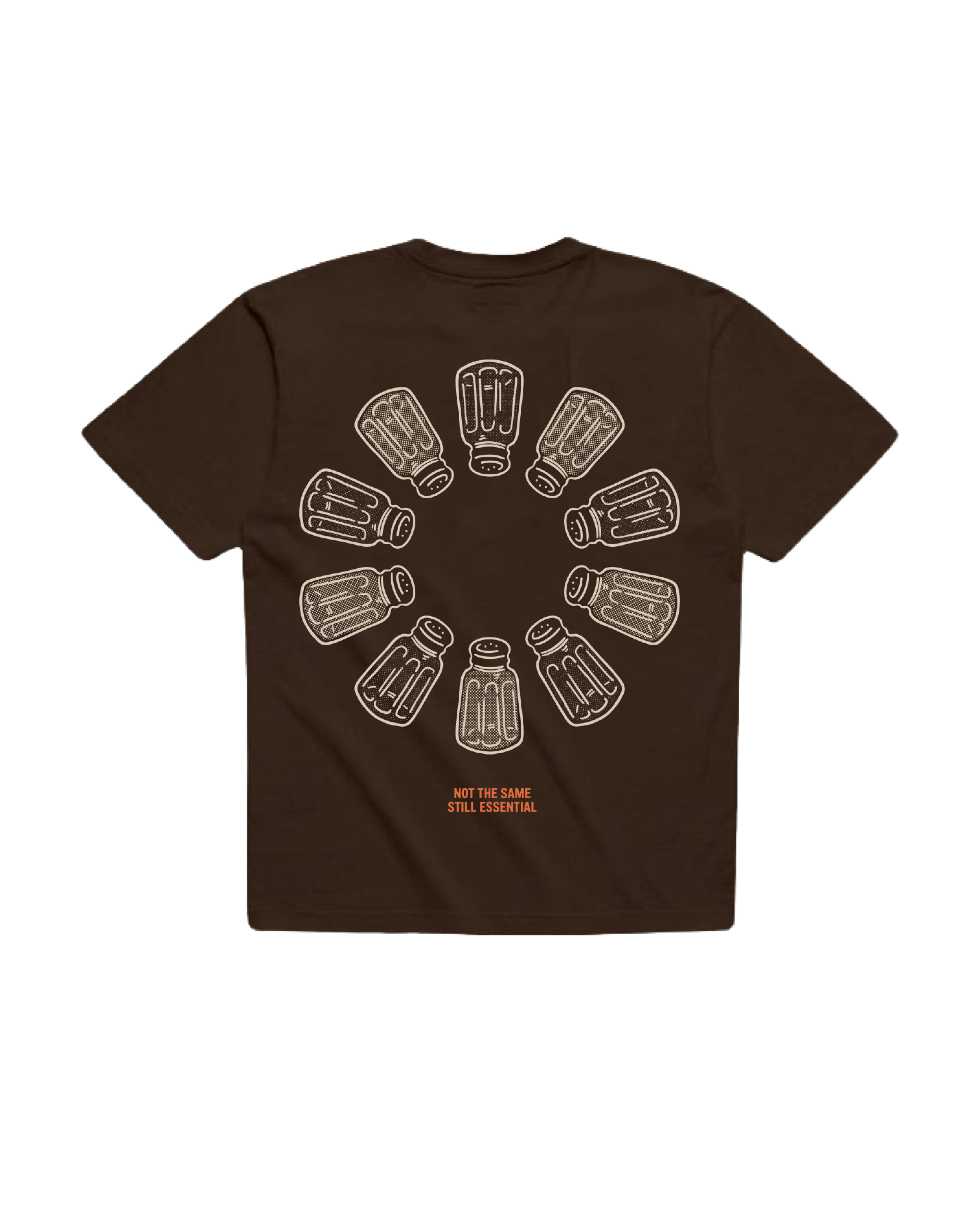 SALT & PEPPER T-SHIRT (Brown)