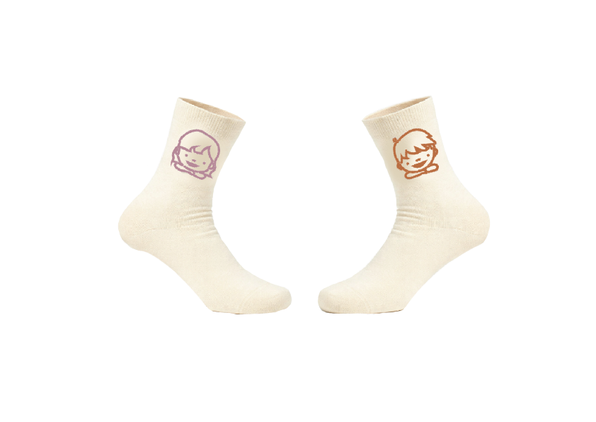 FRIENDS & FAMILY T SOCK (LIMITED EDITION) (BEIGE)
