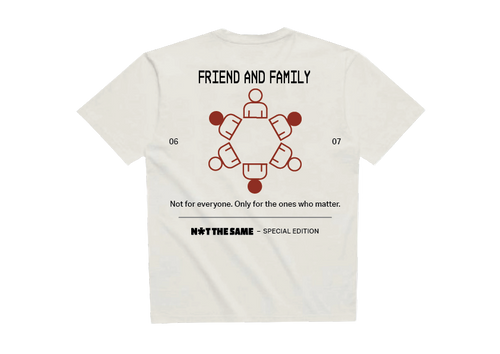 FRIENDS & FAMILY T-SHIRT (LIMITED EDITION) (WHITE)